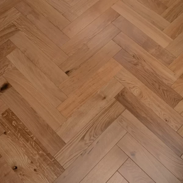 Victoria Oak Engineered Herringbone UVL - Image 2
