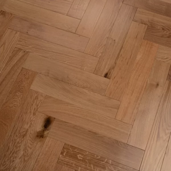 Victoria Oak Engineered Herringbone UVL - Image 3